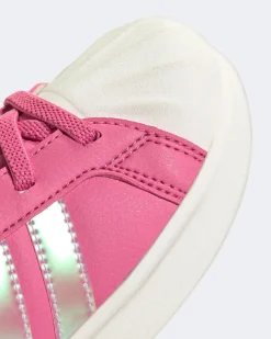 ADIDAS - SNEAKERS BIMBA FUXIA E BIANCA STREETTALK EL PS DAL 28 AL 35 - IH4328