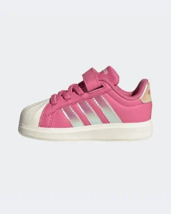 ADIDAS - SNEAKERS BIMBA FUXIA E BIANCA STREETTALK EL TD DAL 19 AL 27 IH4329