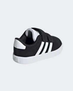 ADIDAS - SNEAKERS BIMBO NERA  E BIANCA VL COURT 3.0 CF TD DAL 19 AL 27 -  ID9158