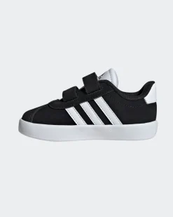 ADIDAS - SNEAKERS BIMBO NERA  E BIANCA VL COURT 3.0 CF TD DAL 19 AL 27 -  ID9158