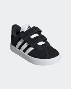 ADIDAS - SNEAKERS BIMBO NERA  E BIANCA VL COURT 3.0 CF TD DAL 19 AL 27 -  ID9158
