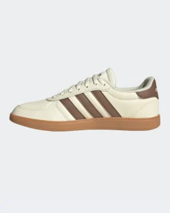 ADIDAS - SNEAKERS BREAKNET SLEEK BEIGE CON DETTAGLI MARRONI DA DONNA, KK2207