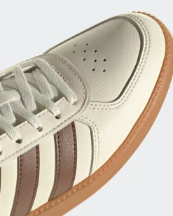 ADIDAS - SNEAKERS BREAKNET SLEEK BEIGE CON DETTAGLI MARRONI DA DONNA, KK2207