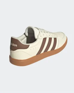 ADIDAS - SNEAKERS BREAKNET SLEEK BEIGE CON DETTAGLI MARRONI DA DONNA, KK2207