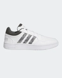 ADIDAS - SNEAKERS DA UOMO BIANCHE E GRIGIE HOOPS 3.0 DAL 40 AL 46 -ID1115