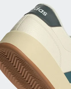 ADIDAS - SNEAKERS DA UOMO BIANCO LATTE E VERDE BREAKNET 3.0 DAL 40 AL 46 - JR3556