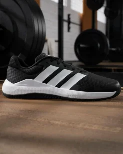 ADIDAS - SNEAKERS DA UOMO NERE E BIANCHE  DROPSET BASE TRAINER DAL 40 AL 46 - JS3045