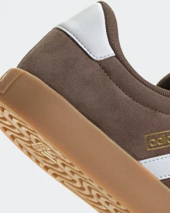 ADIDAS - SNEAKERS VL COURT 3.0 MARRONI CON DETTAGLI BIANCHI  DA UOMO, JR2223