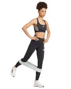 ADIDAS - TOP PWRCT 3S BRA NERO CON LOGO BIANCO DA DONNA- JG1404