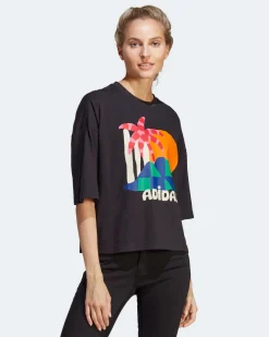 ADIDAS-T-SHIRT ADIDAS X FARM RIO GRAPHIC-HS1177