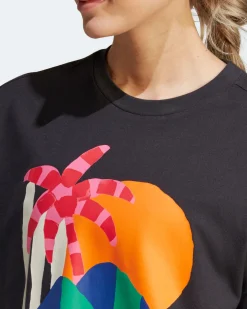 ADIDAS-T-SHIRT ADIDAS X FARM RIO GRAPHIC-HS1177