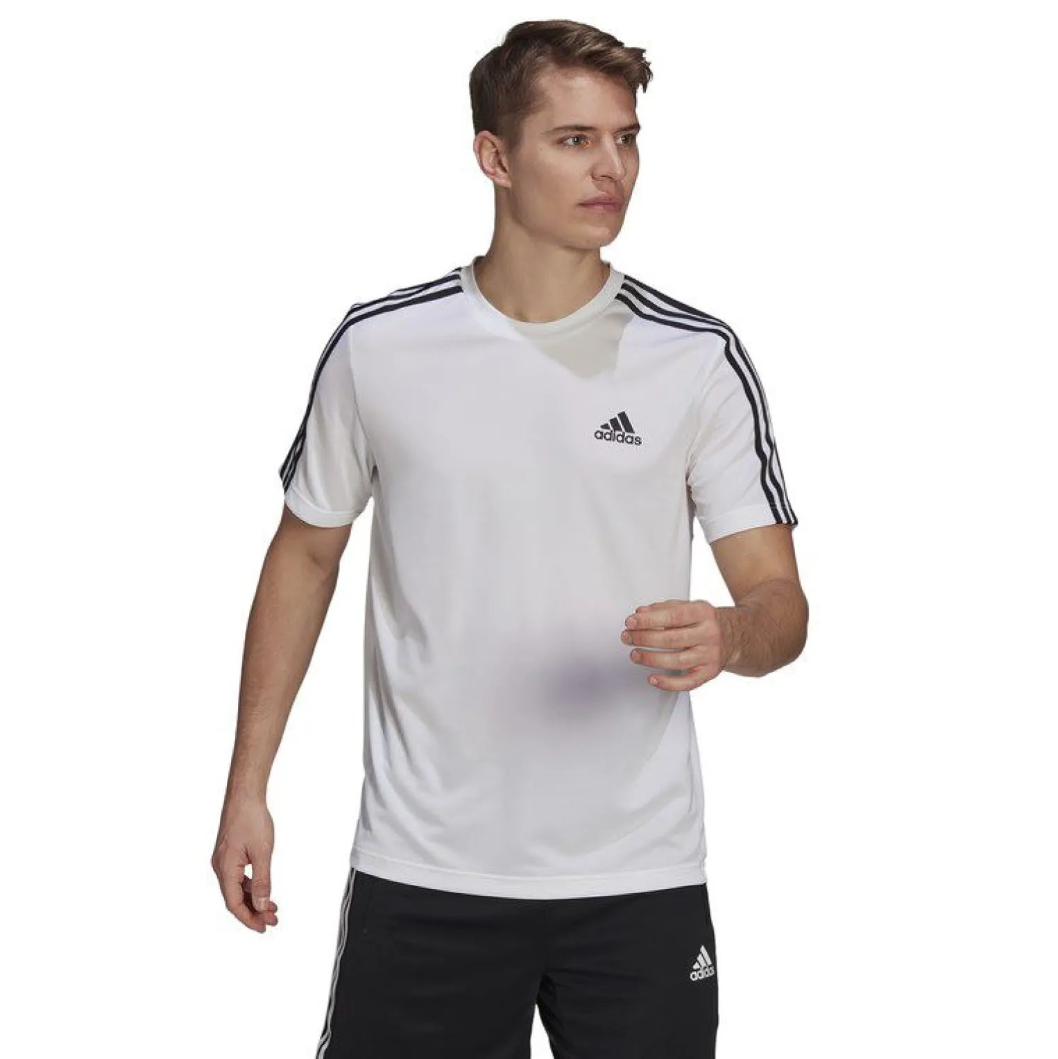 ADIDAS - T-shirt AEROREADY Designed To Move Sport 3-Stripes - GM2156