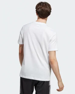 ADIDAS-T-SHIRT ESSENTIALS SINGLE JERSEY LINEAR EMBROIDERED LOGO-IC9276