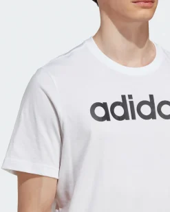 ADIDAS-T-SHIRT ESSENTIALS SINGLE JERSEY LINEAR EMBROIDERED LOGO-IC9276