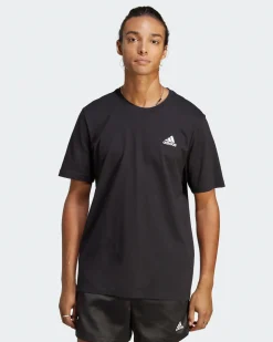 ADIDAS-T-SHIRT ESSENTIALS SINGLE JERSEY EMBROIDERED SMALL LOGO-IC9282