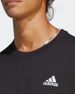 ADIDAS-T-SHIRT ESSENTIALS SINGLE JERSEY EMBROIDERED SMALL LOGO-IC9282