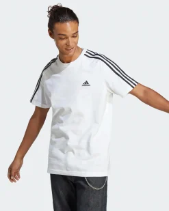 ADIDAS - T-SHIRT ESSENTIALS SINGLE JERSEY 3-STRIPES - IC9336