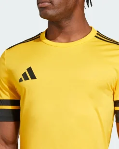 ADIDAS - T-SHIRT MEZZA MANICA UOMO SQUA25 JSY GIALLA E NERA - JG5831