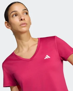 ADIDAS -T- SHIRT MEZZA MANICA WE MIN V NK  FUXIA  DA DONNA, KT1250