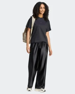 ADIDAS -  T-SHIRT MEZZA SOFT LUX LOOSE NERA   DA DONNA, KS7934