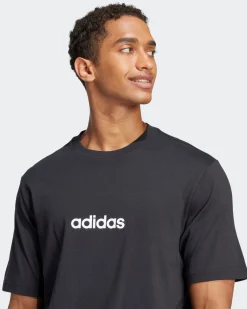 ADIDAS - T-SHIRT NERA LIN SJ T DA UOMO - JE8993