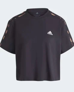 ADIDAS - T-SHIRT VIBRANT PRINT 3-STRIPES COTTON CROP - IL5871