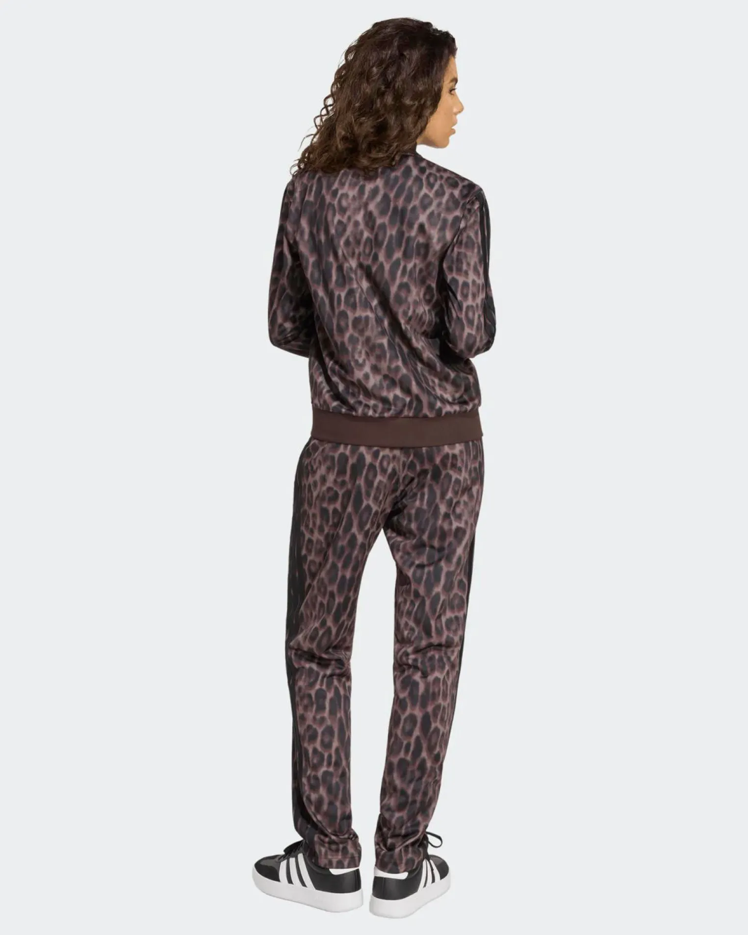 ADIDAS -TUTA COMPLETA FULL ZIP 3S TR TS LEOPARTATA DA DONNA, JZ0927