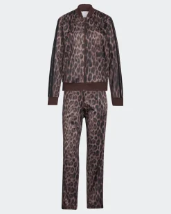 ADIDAS -TUTA COMPLETA FULL ZIP 3S TR TS LEOPARTATA DA DONNA, JZ0927