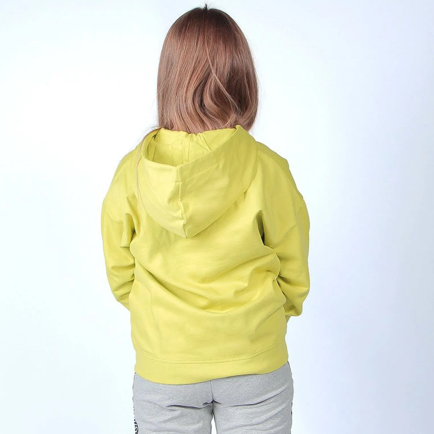 AMERICAN RAP - FELPA VERDE FULL ZIP CON CAPPUCCIO