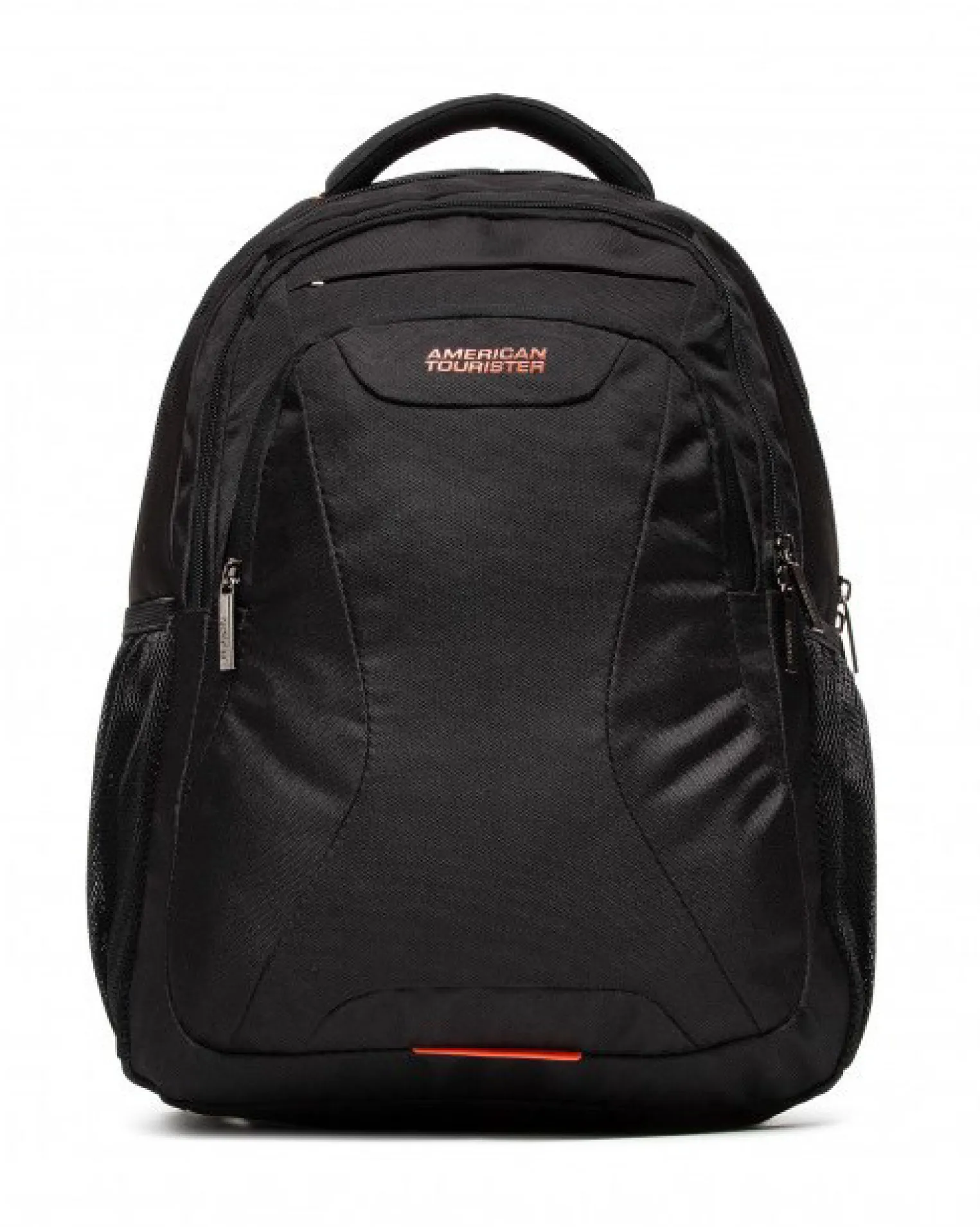 AMERICAN TOURISTER - LINEA BUSINESS AT WORK ZAINO NERO ARANCIO