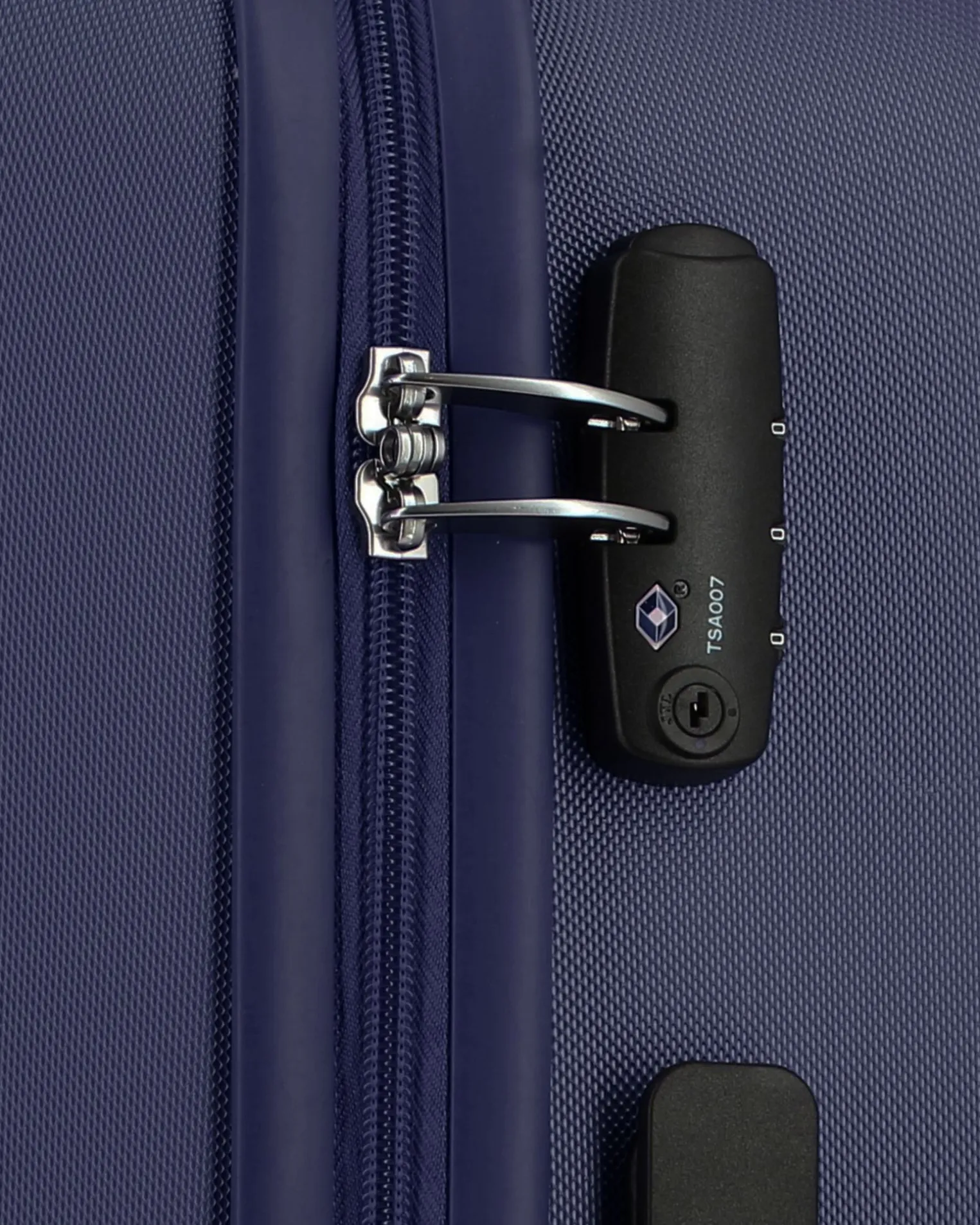 AMERICAN TOURISTER - TROLLEY BLU IN ABS 4 RUOTE CON COMBINAZIONE TSA