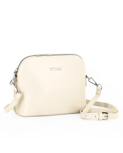 ANNES NICOLE - Tracolla crema con logo frontale