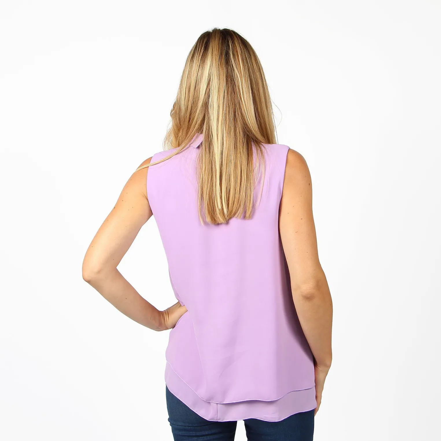 BACHATA - CAMICIA GLICINE SMANICATA CON CRAVATTA