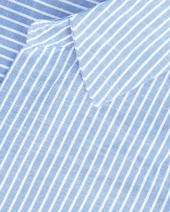 BACHATA - Camicia manica lunga celeste