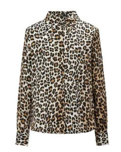 BACHATA - Camicia manica lunga leopardata