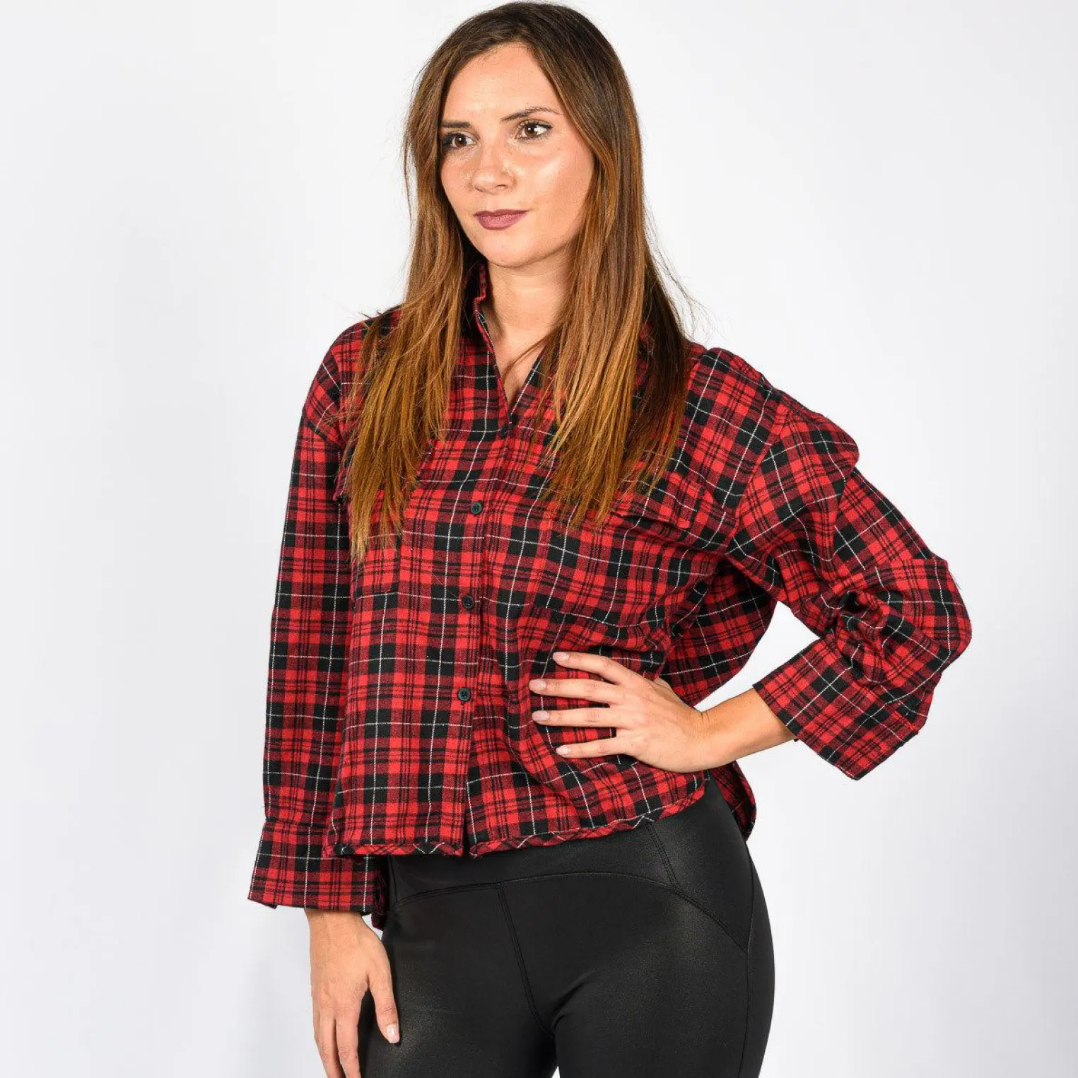 BACHATA - CAMICIA MANICA LUNGA SCACCHI