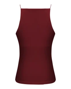 BACHATA - Canotta spalla stretta bordeaux
