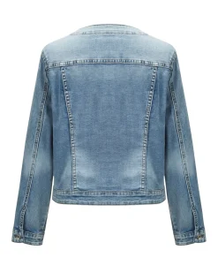 BACHATA - GIUBBINO JEANS DA DONNA CON PERLE E STRASS