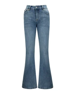 BACHATA - Jeans a zampa denim blu medio