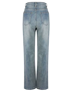 BACHATA - Jeans chiaro con strass