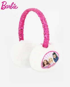 BARBIE - Paraorecchie bimba rosa in peluche con paillettes sul cerchietto