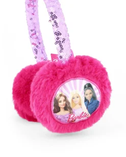 BARBIE - Paraorecchie bimba viola in peluche con paillettes sul cerchietto
