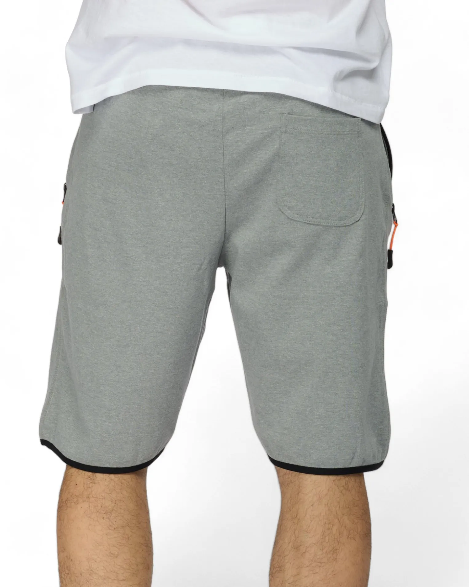 BERMUDA FELPA ZIP + STAMPA