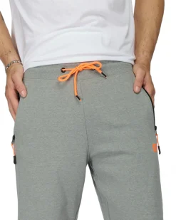 BERMUDA FELPA ZIP + STAMPA
