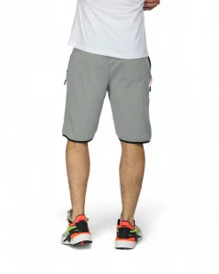 BERMUDA FELPA ZIP + STAMPA