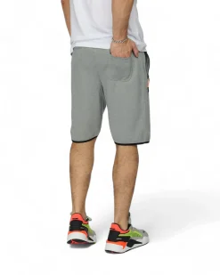 BERMUDA FELPA ZIP + STAMPA