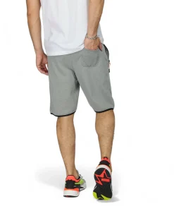 BERMUDA FELPA ZIP + STAMPA