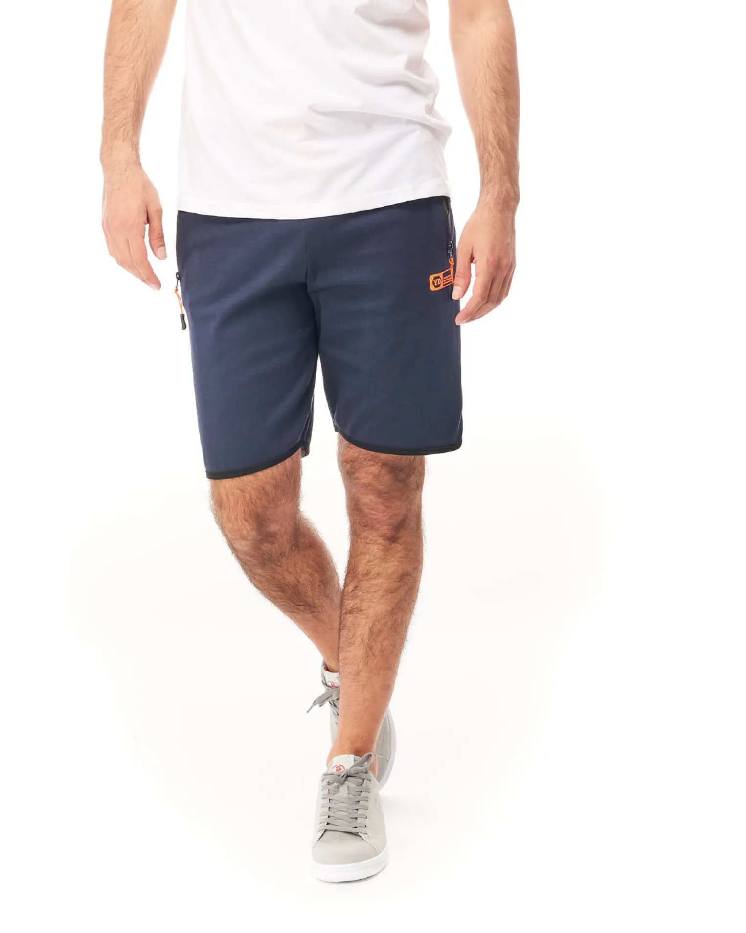BERMUDA IN FELPA CON ZIP
