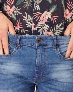 BERMUDA JEANS 5 TASCHE