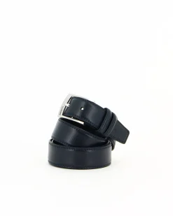 BIAGIOTTI - Cinta uomo blu in VERA PELLE